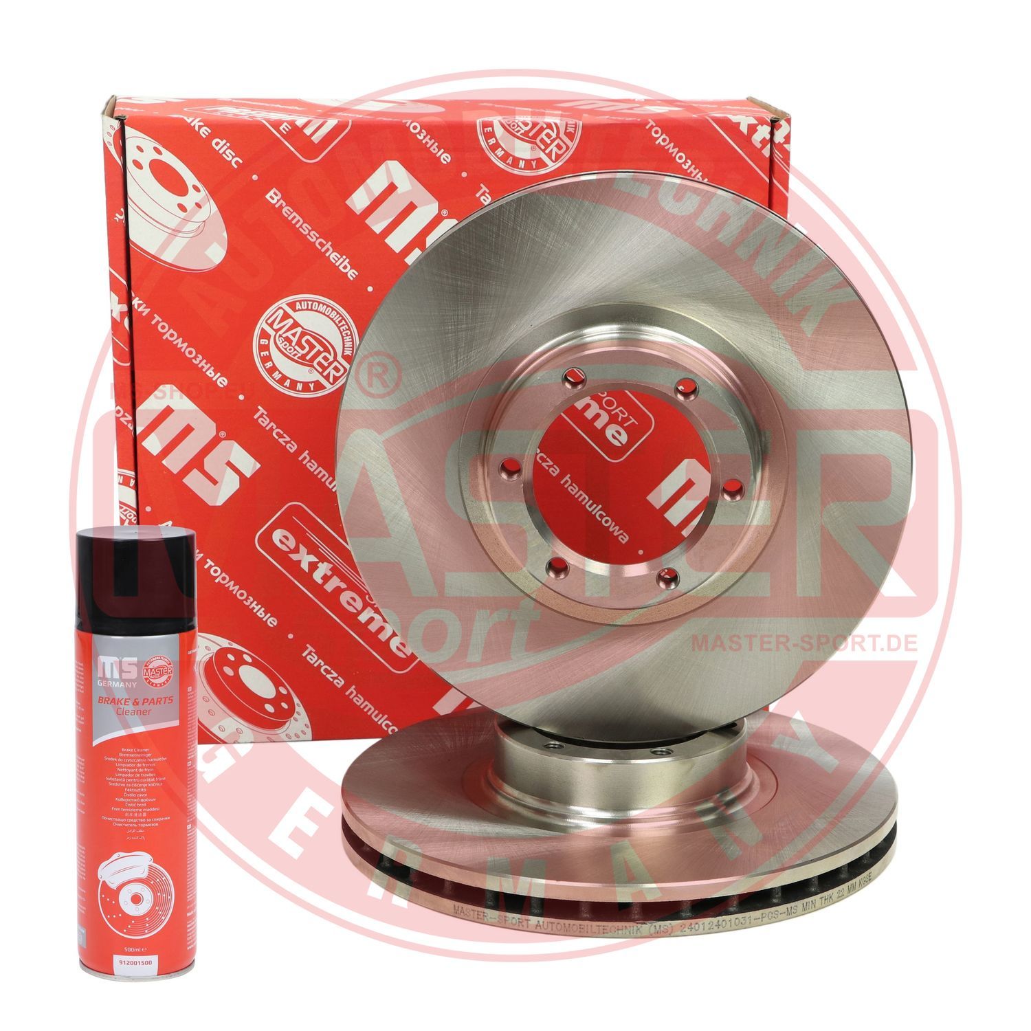 Tarcza hamulcowa MASTER-SPORT GERMANY 24012401031-SET-MSP