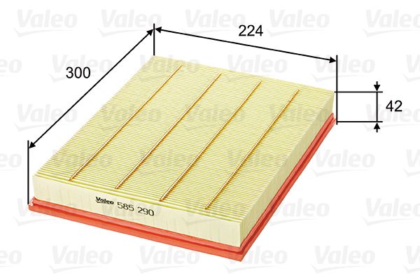 Vzduchový filtr VALEO 585290