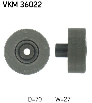 Vratná/vodiaca kladka rebrovaného klinového remeňa SKF VKM 36022