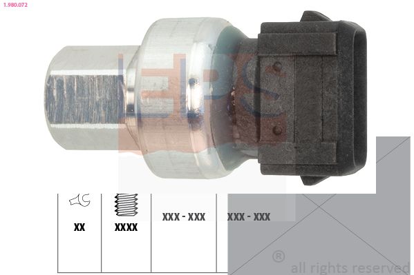 Przełącznik ciśnieniowy, klimatyzacja EPS 1.980.072
