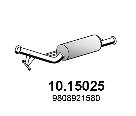 Filtru funingine/particule, sist.de esapament ASSO 10.15025