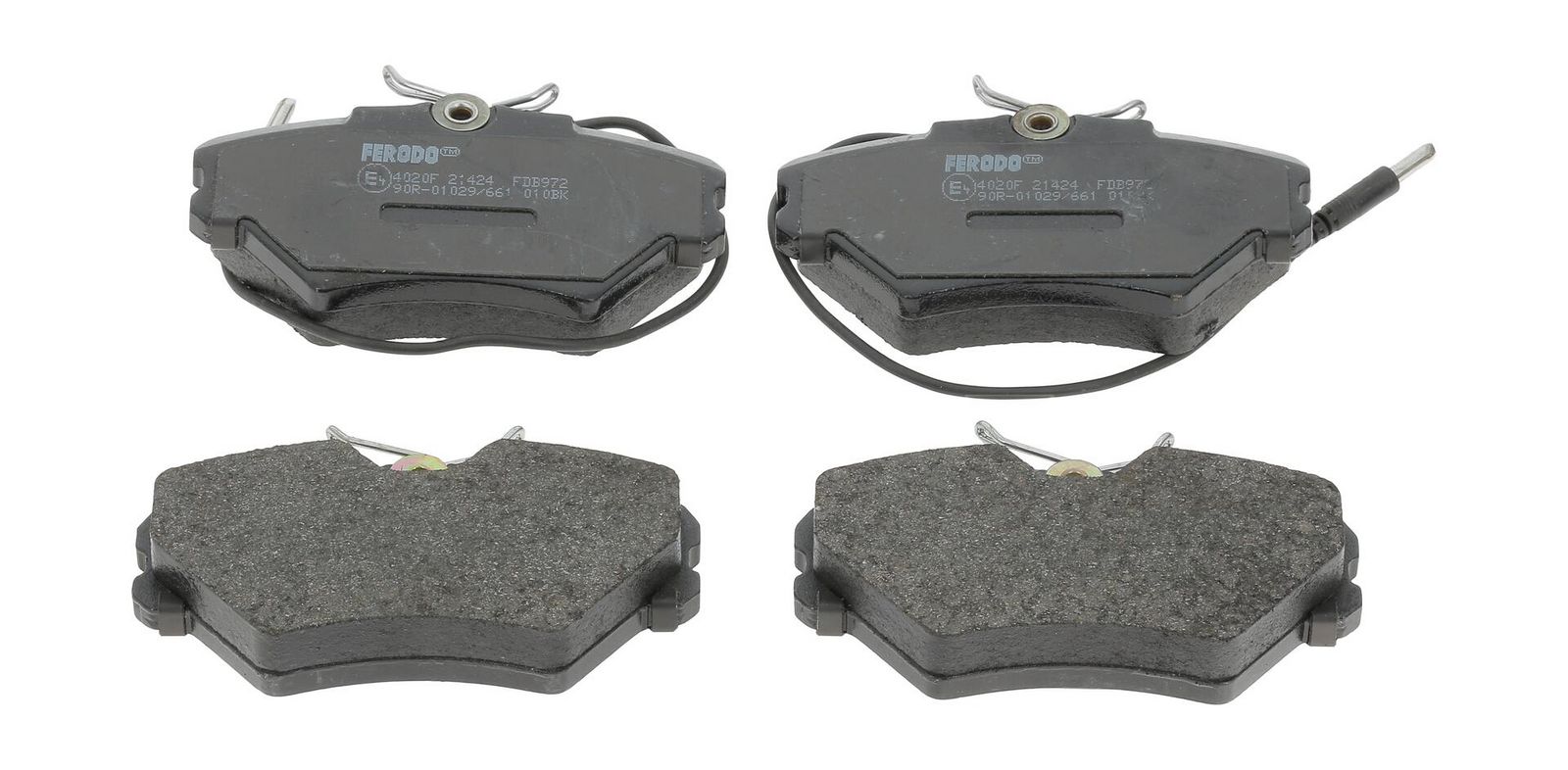 set placute frana,frana disc FERODO FDB972