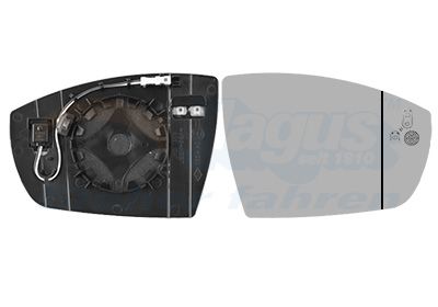 Sticla oglinda, oglinda retrovizoare exterioara VAN WEZEL 1906836