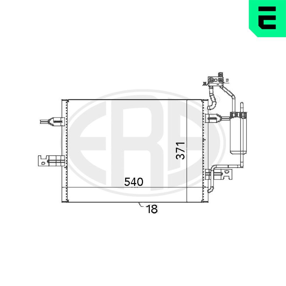 Condensator, climatizare ERA 667058
