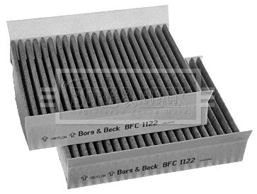 Filtr, wentylacja przestrzeni pasażerskiej BORG & BECK BFC1122