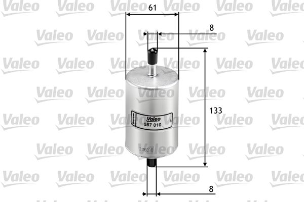 Palivový filter VALEO 587010