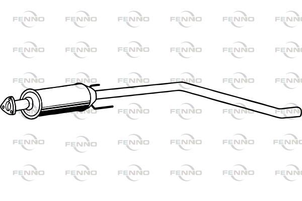 Filtr sadzy / filtr cząstek stałych, układ wydechowy FENNO 5850174