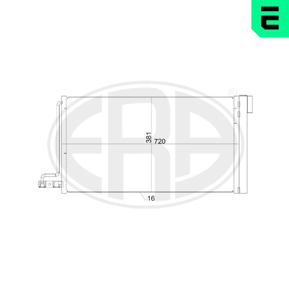 Condensator, climatizare ERA 667152