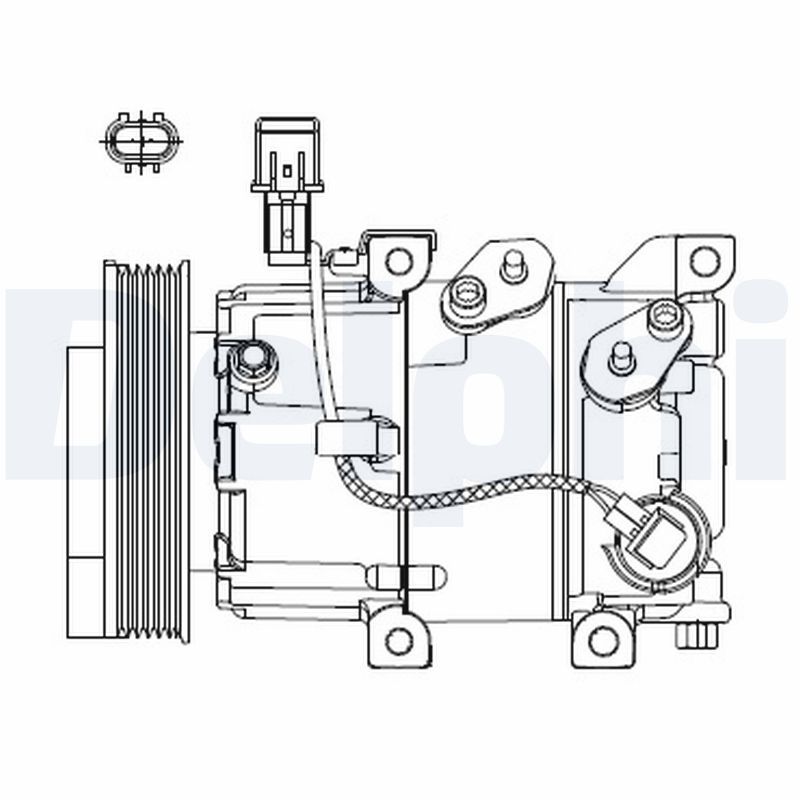 Kompresor klimatizácie DELPHI CS20518