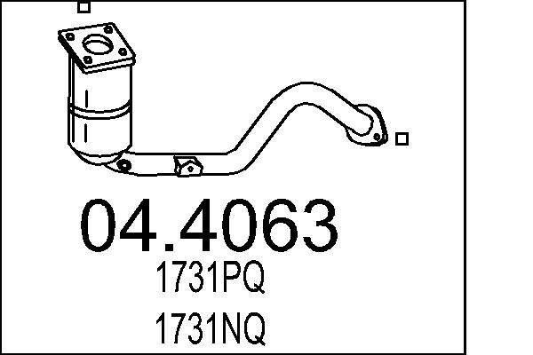 Katalizator MTS 04.4063