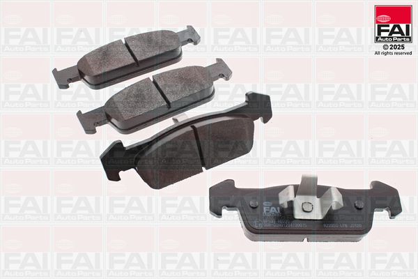 Zestaw klocków hamulcowych, hamulce tarczowe FAI AUTOPARTS BP533