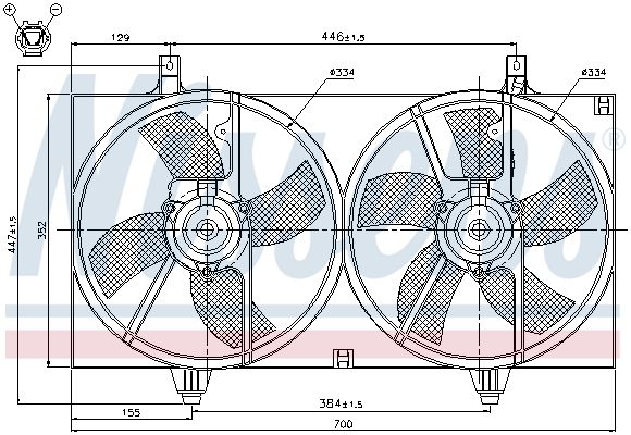 Ventilateur, refroidissement du moteur