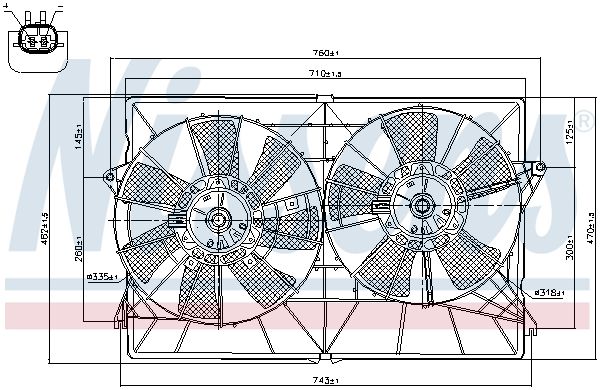 Ventilateur, refroidissement du moteur
