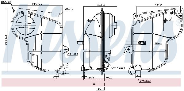 Vase d'expansion, liquide de refroidissement