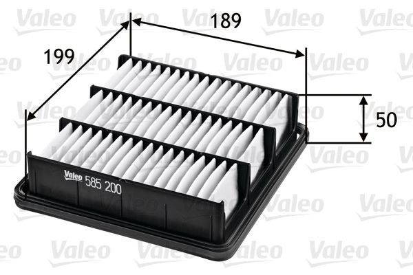Vzduchový filter VALEO 585200