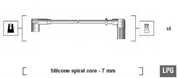 Set cablaj aprindere MAGNETI MARELLI 941095680607
