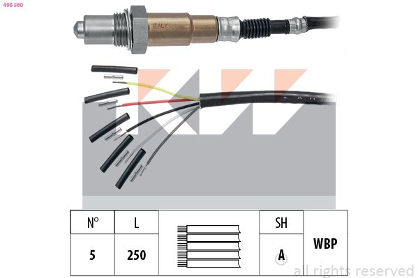 Sonda lambda KW 498 560