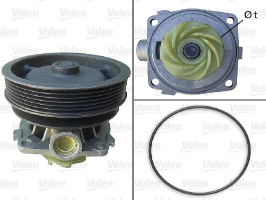 Pompa wody, chłodzenie silnika VALEO 506670