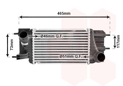 Refroidisseur d'air de suralimentation
