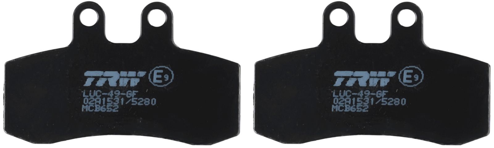 set placute frana,frana disc TRW Organic Allround MCB652