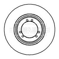 Tarcza hamulcowa BORG & BECK BBD4498