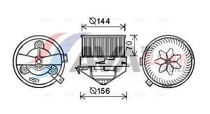 AVA - Heater Blower Motor