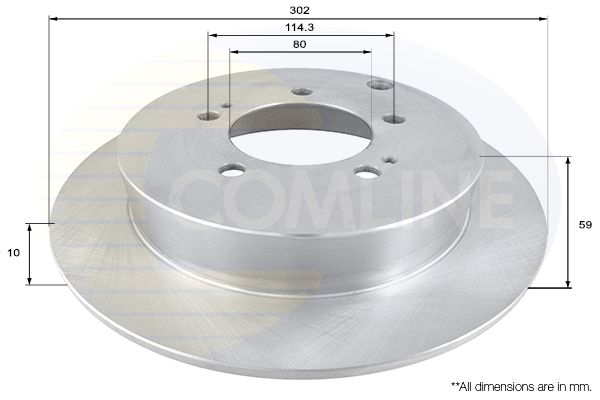 Tarcza hamulcowa COMLINE ADC1586