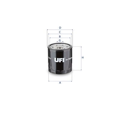 Filtru ulei UFI 23.721.00