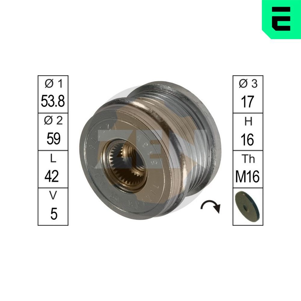Sistem roata libera, generator ERA ZN5435