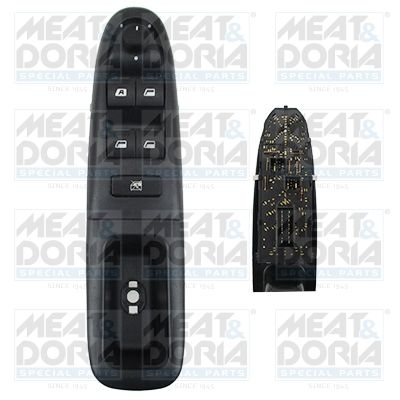 Przełącznik, podnośnik szyby MEAT & DORIA 26089