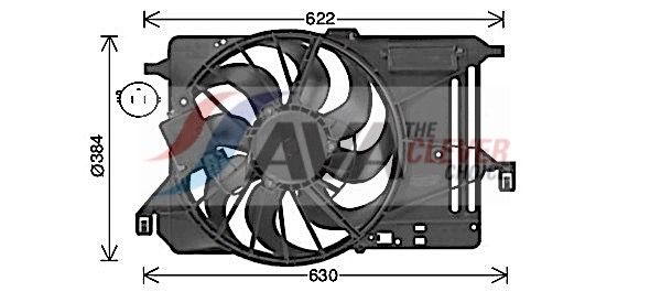 Ventilateur, refroidissement du moteur 2269424