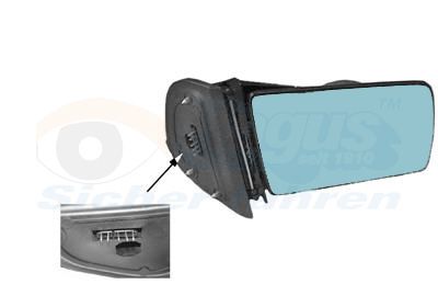 Lusterko zewnętrzne VAN WEZEL 3030858