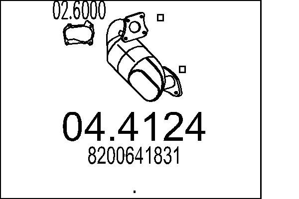 Katalizator MTS 04.4124