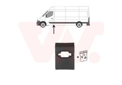 E-shop Ozdobná/ochranná lišta, bočná stena VAN WEZEL 3799415