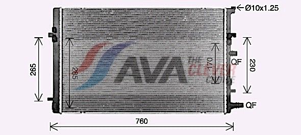 Radiateur, refroidissement du moteur