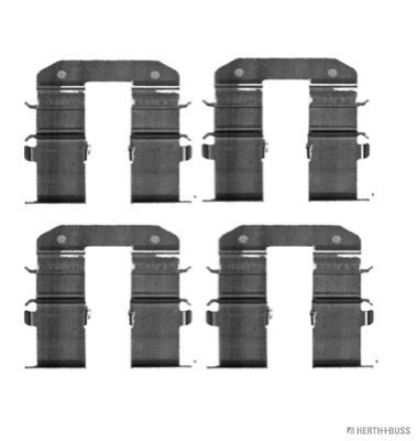 Kit d accessoires, plaquette de frein