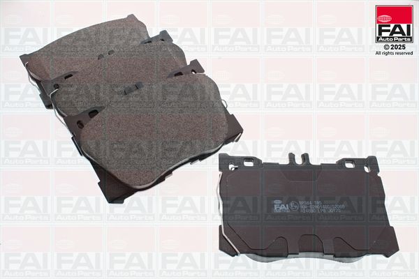 Zestaw klocków hamulcowych, hamulce tarczowe FAI AUTOPARTS BP384