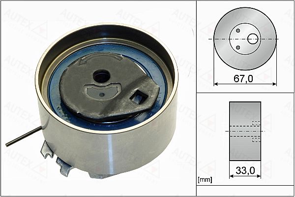 Rolka napinacza, pasek rozrządu AUTEX 654854