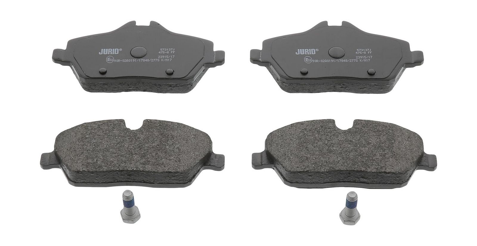 set placute frana,frana disc JURID 573137J