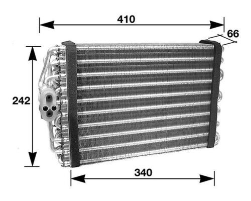 Parownik, klimatyzacja MAHLE AE 46 000S