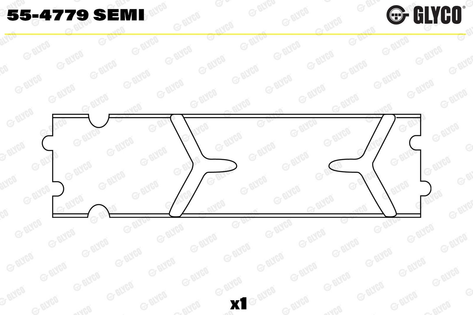 cuzinet, arbore GLYCO 55-4779 SEMI