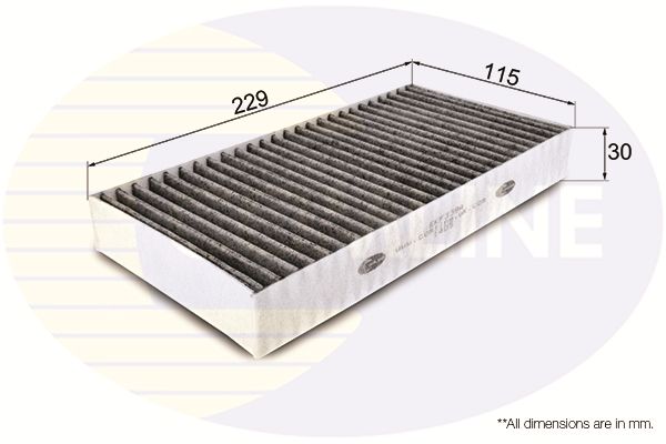 Filtr, wentylacja przestrzeni pasażerskiej COMLINE EKF339A