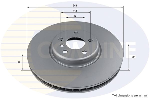 Tarcza hamulcowa COMLINE ADC5030VR