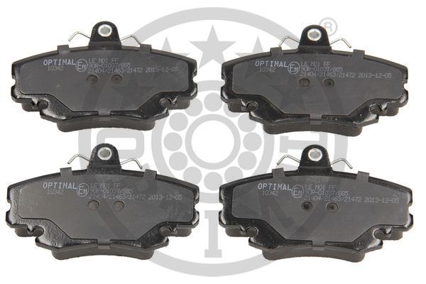 Zestaw klocków hamulcowych, hamulce tarczowe OPTIMAL BP-10342