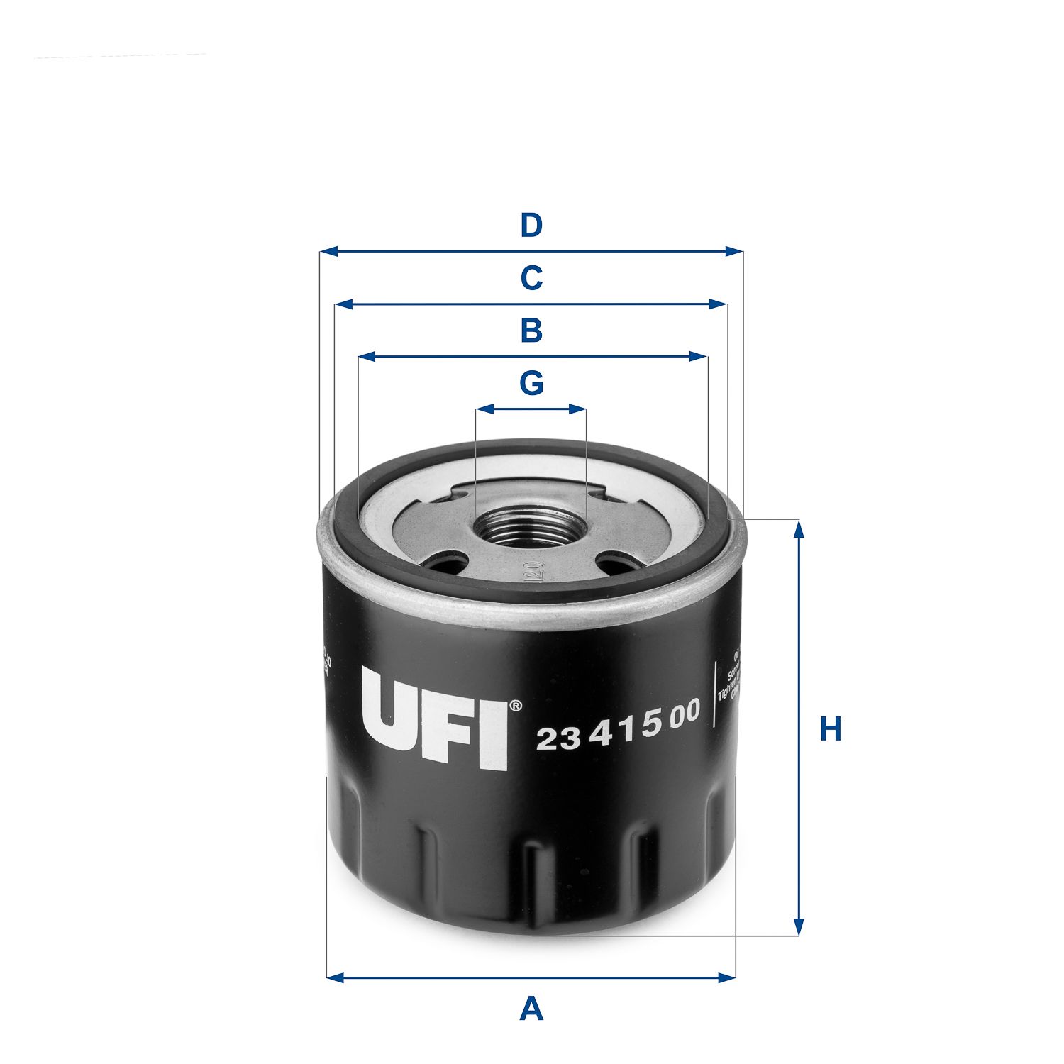 Olejový filter UFI 23.415.00