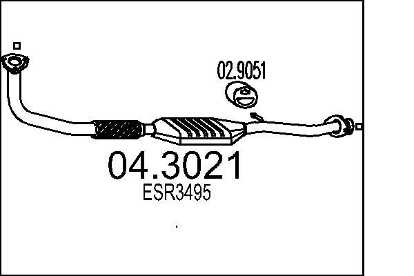 Katalizator MTS ESR3495