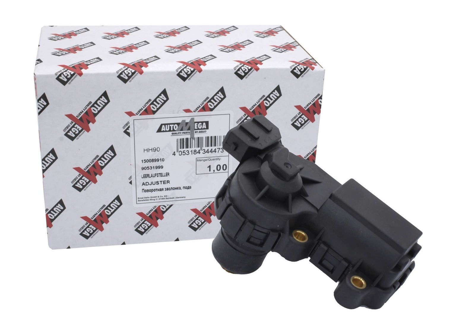 Поворотная заслонка, подвод воздуха