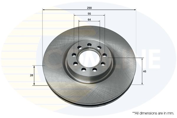 Tarcza hamulcowa COMLINE ADC9088V
