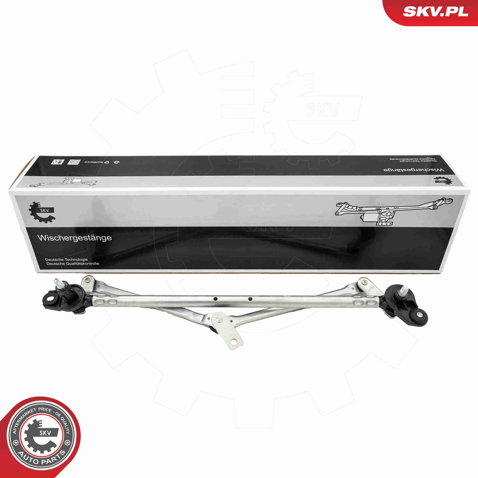 Система тяг и рычагов привода стеклоочистителя