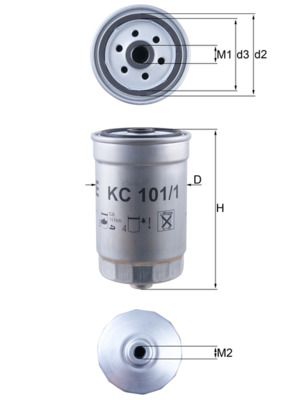 Palivový filter KNECHT KC 101/1